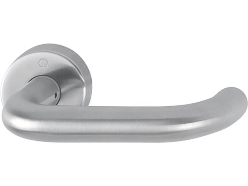 HOPPE 10808492 Rosettenhalbgarnitur Paris E138Z/42H Edelstahl F69 Vierkant 10 mm