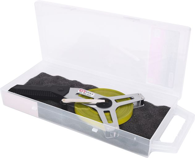 KS Tools 300.0051 Rahmenbandmaß mit gelbem Stahlband, 50m