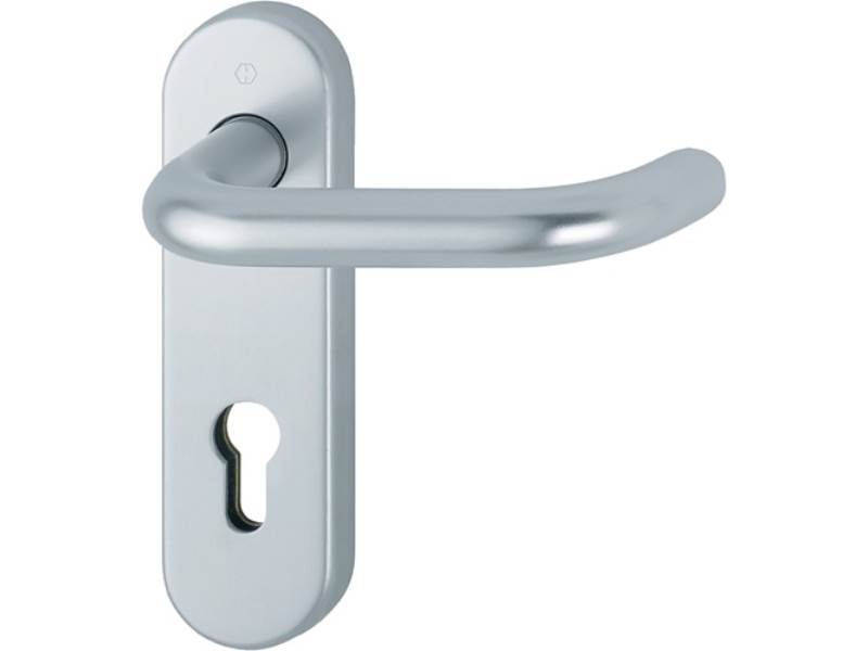 HOPPE 10725654 Feuerschutzgarnitur Paris FS-138/353KH Aluminium F1 D/D für Türst