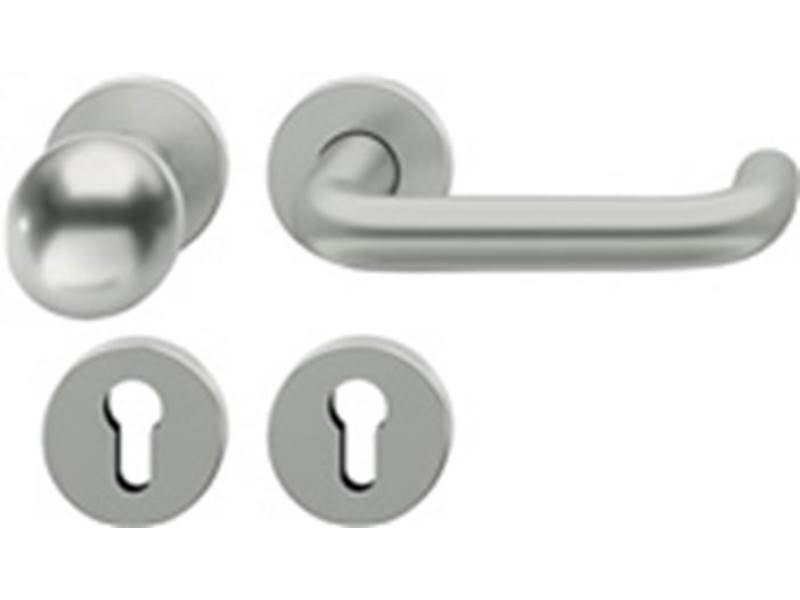 FSB 0 12 1070 01510 0105 Rosettengarnitur 12 1070 Aluminium 0105 U-Form PZ DIN l