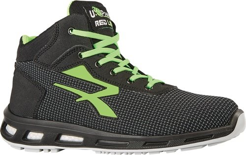 U.POWER RL10356-42 Sicherheitsstiefel RedLion HARD Größe 42 W. 11 schwarz/grün