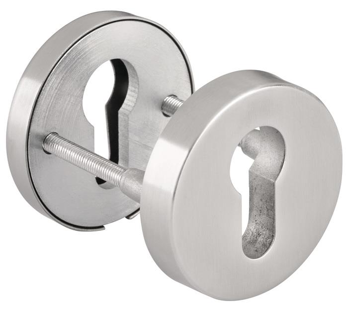 TECWERK  Schutzrosette NW-130-1 VA 60 rd.S.11,5mm TECWERK    Edelstahl Weitere t