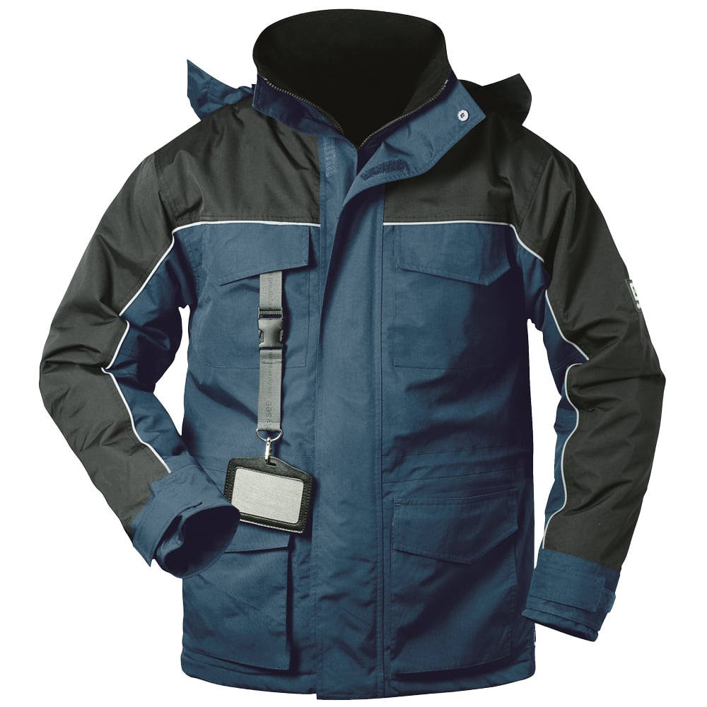 Gr .4XL (70/72) *NEWCASTLE*  THERMO-PARKA blau *NEWCASTLE*  THERMO-PARKA