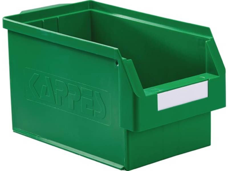 RASTERPLAN 6002.00.0253 Sichtlagerkasten  L350xB200xH200mm PE grün