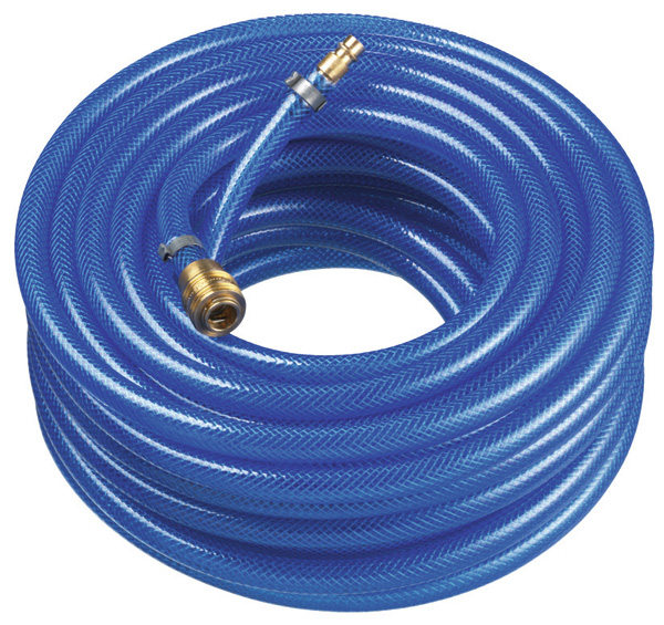 Gr .20 Meter 9x14MM  DRUCKLUFTSCHLAUCH - GARNITUR blau 9x3MM AIR HOSE SET