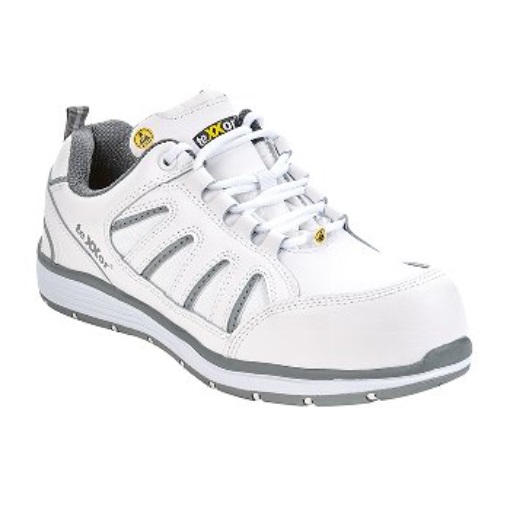 teXXor® S3-ESD-Sicherheitshalbschuhe AVIGNON weiß/grau 6350 Gr. 38
