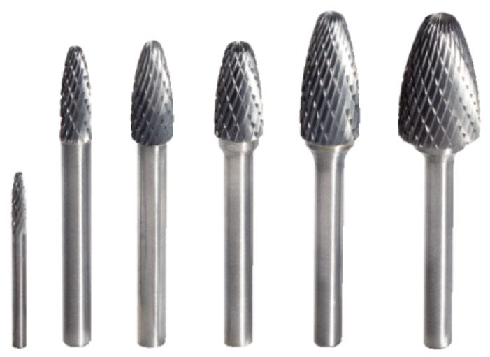 KS Tools 515.3261 HM Rundbogen-Frässtift Form F, 3mm