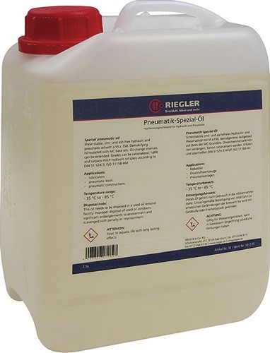 RIEGLER 101135 Pneumatikspezialöl  2,5 l