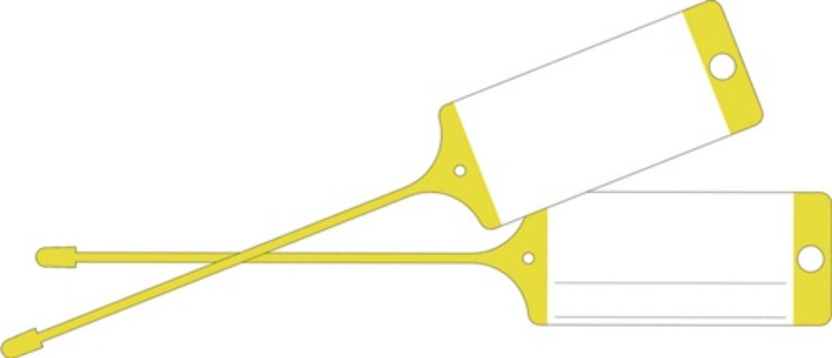 EICHNER 9219-00777 Warenanhänger  gelb neutral 100St./Karton