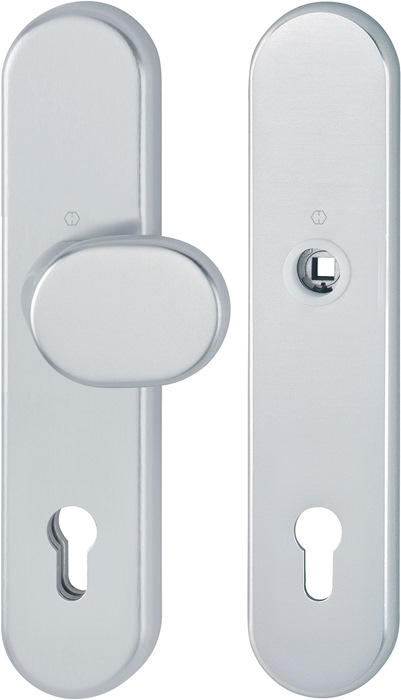 HOPPE 11982184 Schutzgarnitur 86G/3331/3310 Aluminium F4 72 mm 37-47 mm