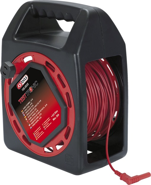 KS Tools 150.0935 Testronic Prüf-Kabeltrommel, 30m