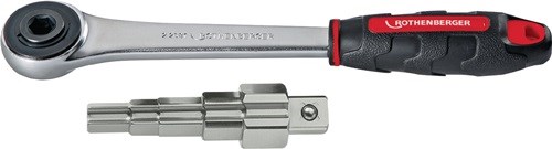 ROTHENBERGER 73297 Stufenschlüssel-Set  3/8 - 1/2 - 3/4 - 1 '' Antriebsvierkant