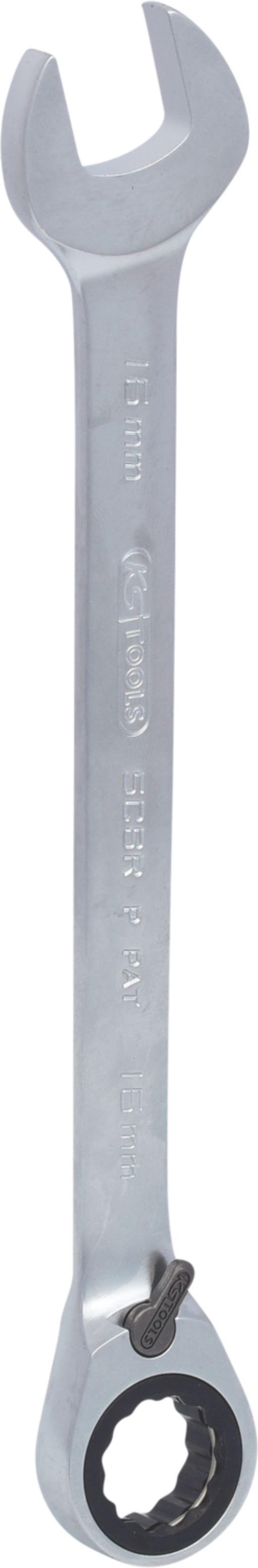 KS Tools 503.4916 GEARplus RINGSTOP-Ratschenringmaulschlüssel, 16mm