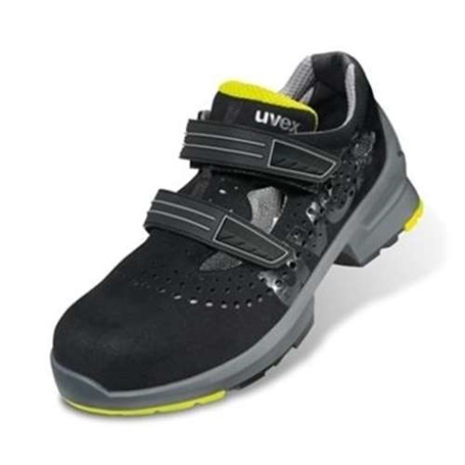 Uvex 8542041 1 Sandalen S1 85420 schwarz, gelb Weite 14 Größe 41