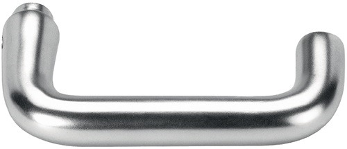 AMF 15503 Türdrückerlochteil 475L Leichtmetall F1 / silberfarbig Schlosskästen g