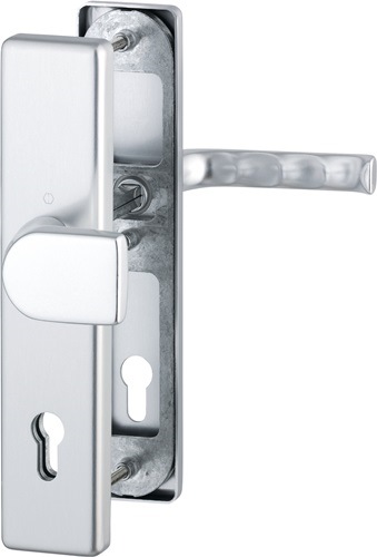 HOPPE 3701742 Schutzgarnitur London 78G/2221/2410/113 Aluminium F1 92 mm 66-71 m