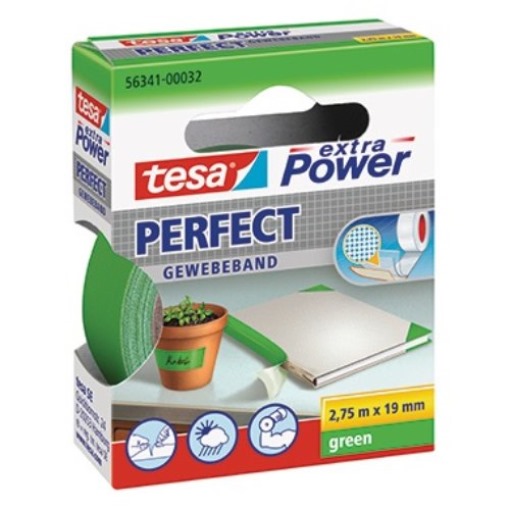 tesa Gewebeband extra Power Perfect 56341-00032 19mmx2,75m grün