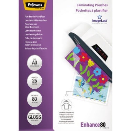 Fellowes Laminierfolie ImageLast 5396403 DIN A3 80my 25 St./Pack.