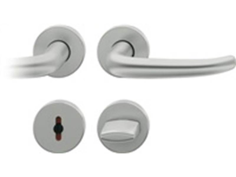 FSB 0 12 1023 01954 0105 Rosettengarnitur 12 1023 Aluminium 0105 U-Form WC DIN l