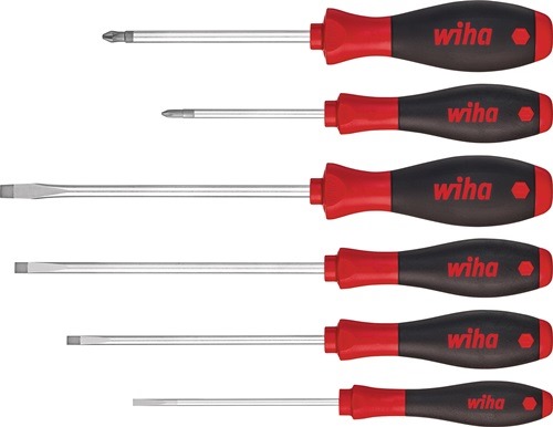 WIHA 07152 Schraubendreher-Satz 302 HK6 SO 6-teilig Schlitz / PH Mehrkomponenten