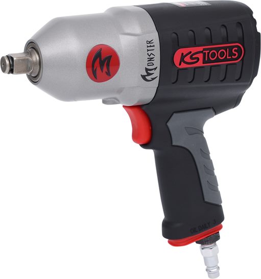 KS Tools 515.1210 1/2'' MONSTER Hochleistungs-Druckluft-Schlagschrauber, 1690Nm