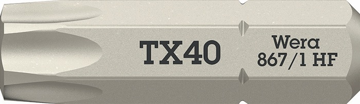 WERA 05066145001 Bit 867 TORX® HF 1/4 ? TX 40 Länge 25 mm ohne Farbleitsystem