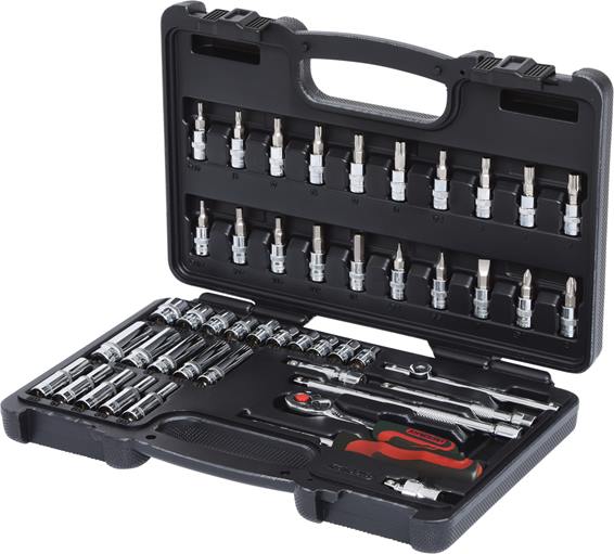 KS Tools 918.0847 1/4'' CHROMEplus Steckschlüssel-Satz, 47-tlg.