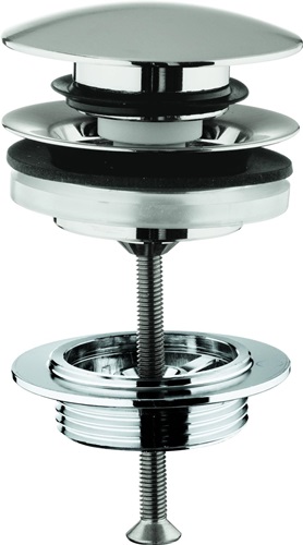 GROHE 65807DC0 Ablaufventil  mit Klickverschluss supersteel verschließbar