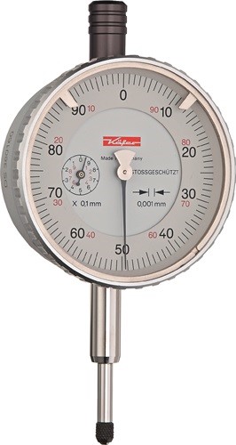 KÄFER 10167 Messuhr FM1101 1 mm Ablesung 0,001 mm mit Stoßschutz