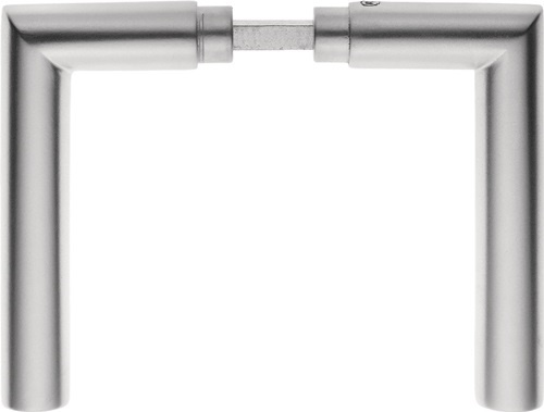 EDI 1168/0808/00 Türdrückerpaar 168 Z Edelstahl F00  Vierkant 8 mm