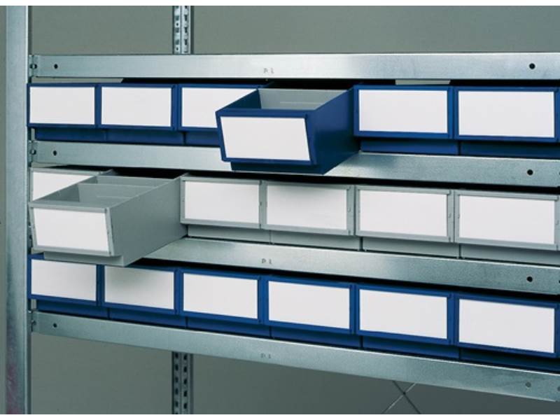 LA-KA-PE 1600025 25 Stück Etikett  weiß für Regalkästen B. 160 mm