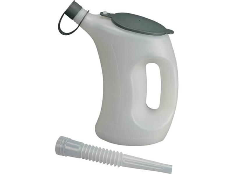 PRESSOL 07 625 Messbecher  5 l m. Schutzdeckel/Schutzkappe/Flexauslauf HDPE