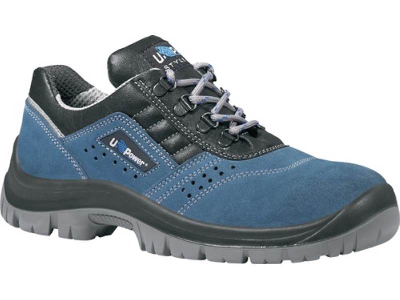 U.POWER BC20305-47 Sicherheitsschuh Boss Größe 47 W. 11 blau/schwarz S1PL FO SR