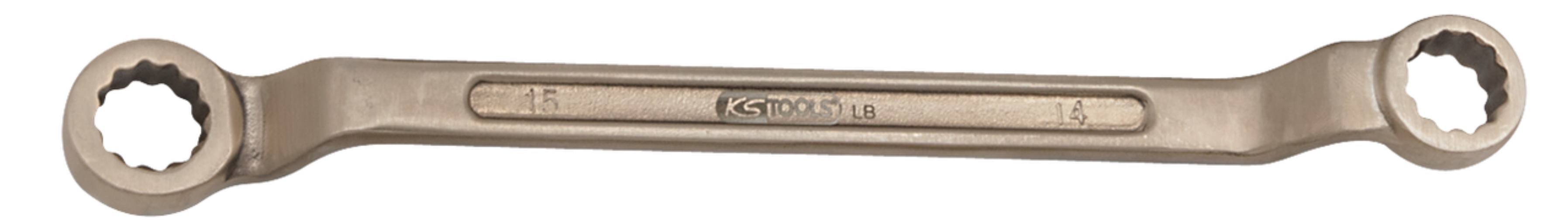 KS Tools 963.7411 BRONZEplus Doppel-Ringschlüssel gekröpft 24x30 mm