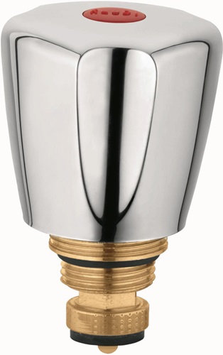 KLUDI 110020515 Oberteil KLUDI STANDARD 3/8 wa m Terralux Griff KS chr 3/8Z warm