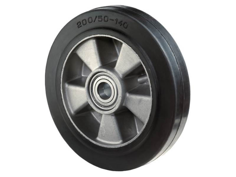 BS ROLLEN B80.180 Lenkrad  Elastik-Vollgummi Naben-L. 60 mm Rad-B. 50 mm Rad-Ø 1