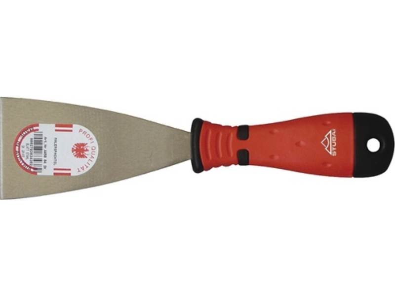 STUBAI 4450062K Malerspachtel  Breite 80 mm konisch geschliffen Stahl