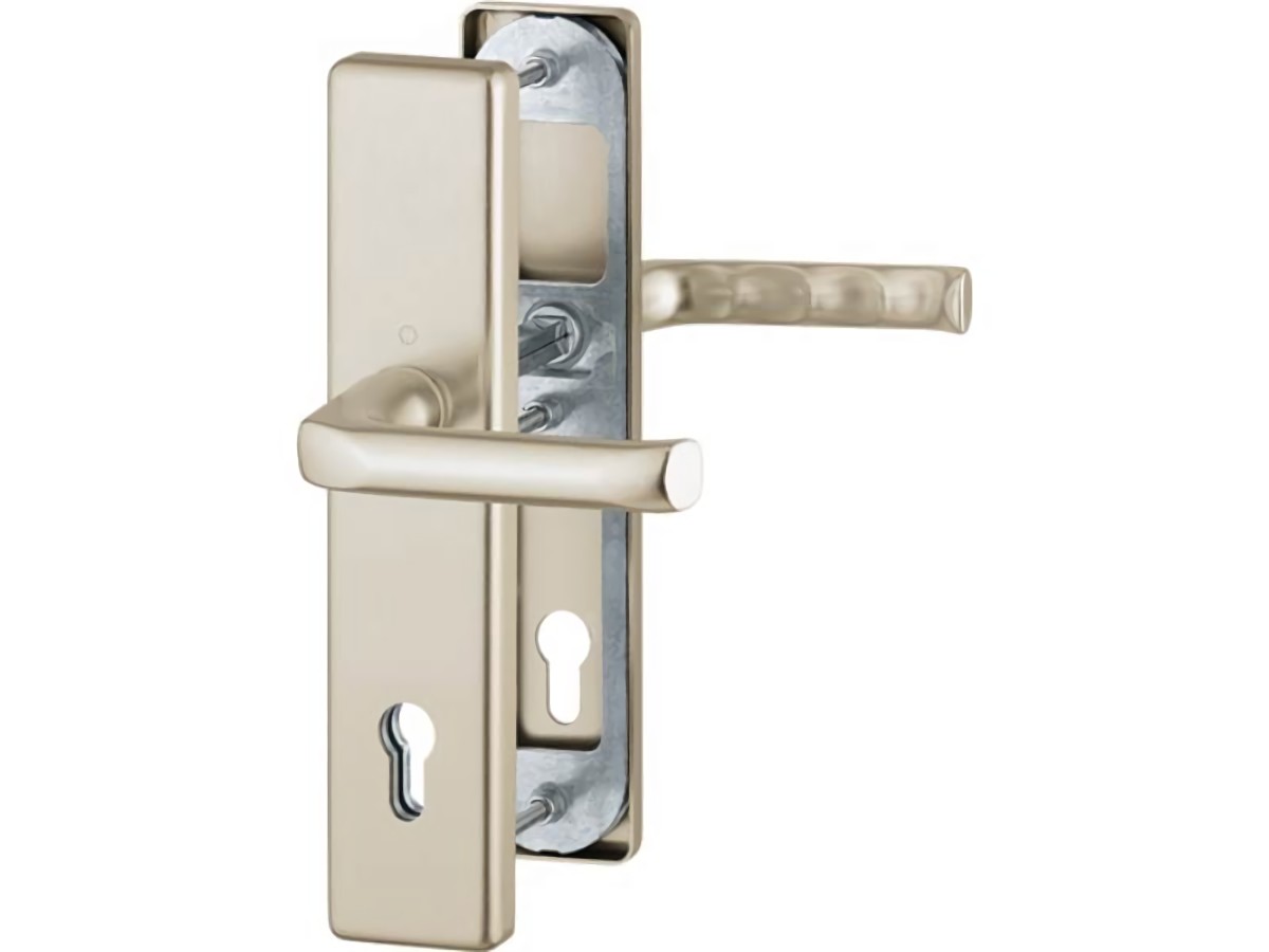 HOPPE 3701355 Schutzgarnitur London 113/2221/2410 Aluminium F2 92 mm 66-71 mm