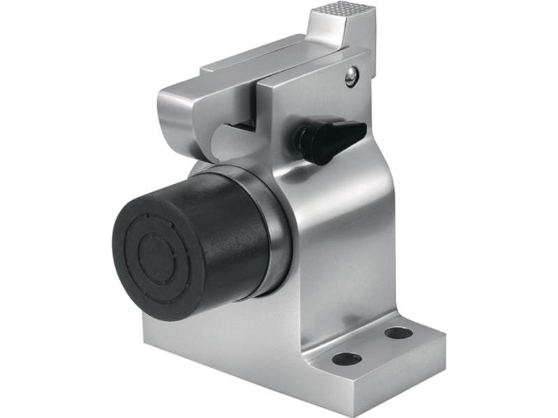 KWS 101031 Türfeststeller 101031 Aluminium silberfarbig eloxiert  Bodenmontage