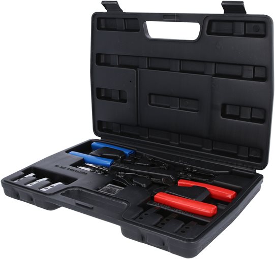 KS Tools 500.1350 Sicherungszangen-Satz mit Ratschenfunktion, 20-tlg.