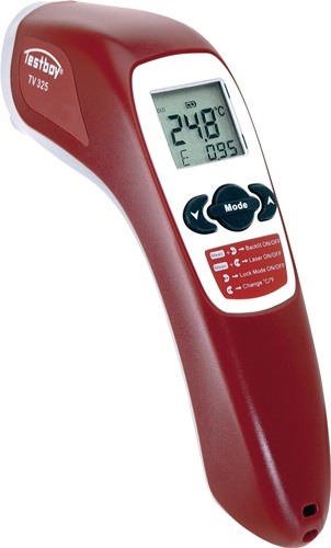 TESTBOY TV 325 Infrarotthermometer TV 325 - 60 bis 500 °C 2 x Typ AAA