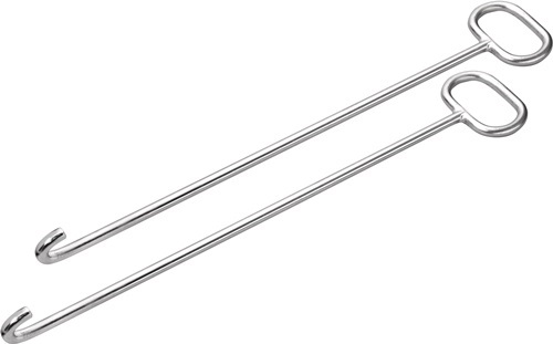 HÄRKE 480022 Kanaldeckelheber  Länge 800 mm mit U-Haken verzinkt