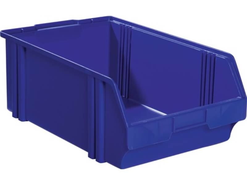 Sichtlagerkasten LK L500/450xB300xH180mm PS blau LA-KA-PE