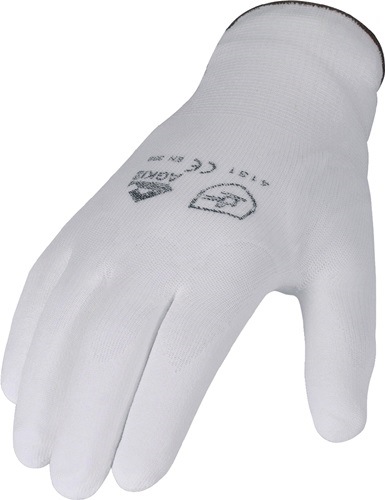 ASATEX 3700/9/70 Handschuhe  Größe 9 weiß EN 388 PSA-Kategorie II