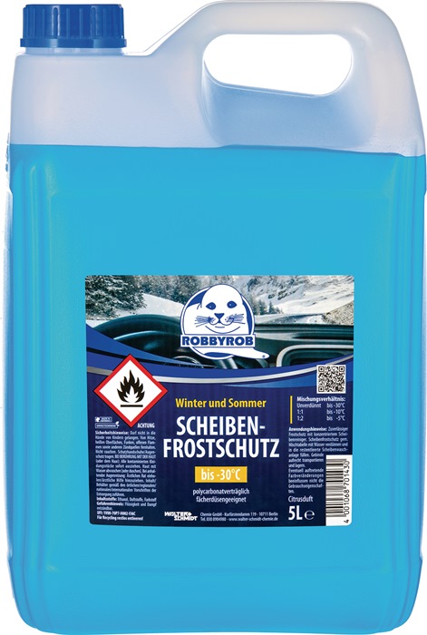 ROBBYROB 3054000000 Scheibenreiniger mit Frostschutz  gebrauchsfertig bis -30°C