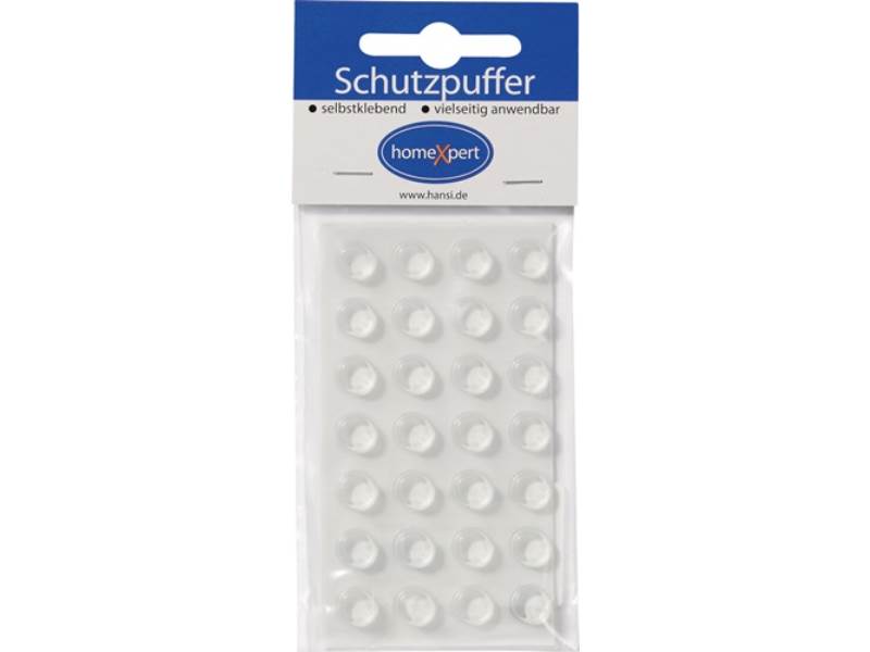 Schutzpuffer 10 mm Kunststoff transparent Koni selbstklebend