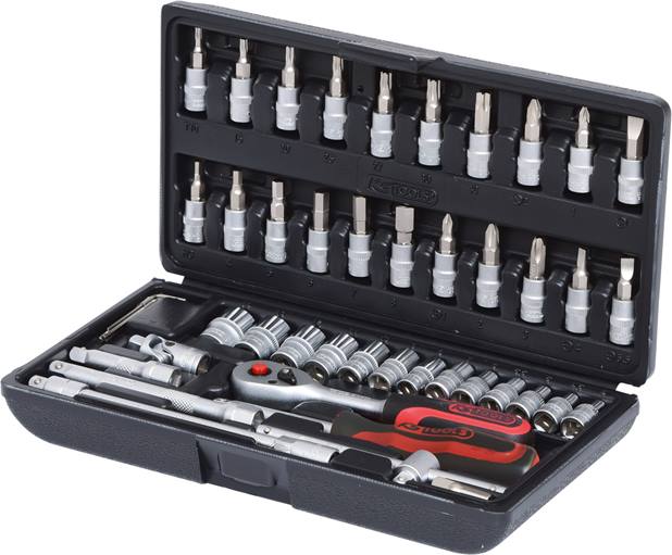KS Tools 911.0646 1/4'' Steckschlüssel-Satz, 46-tlg.