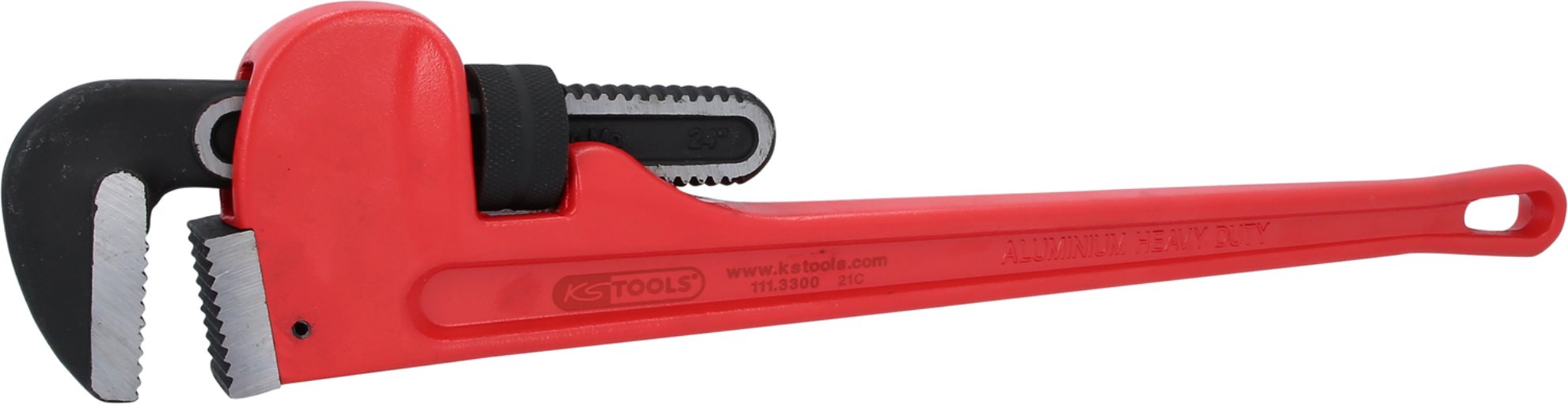 KS Tools 111.3300 Aluminium-Einhand-Rohrzange, 2.1/2''