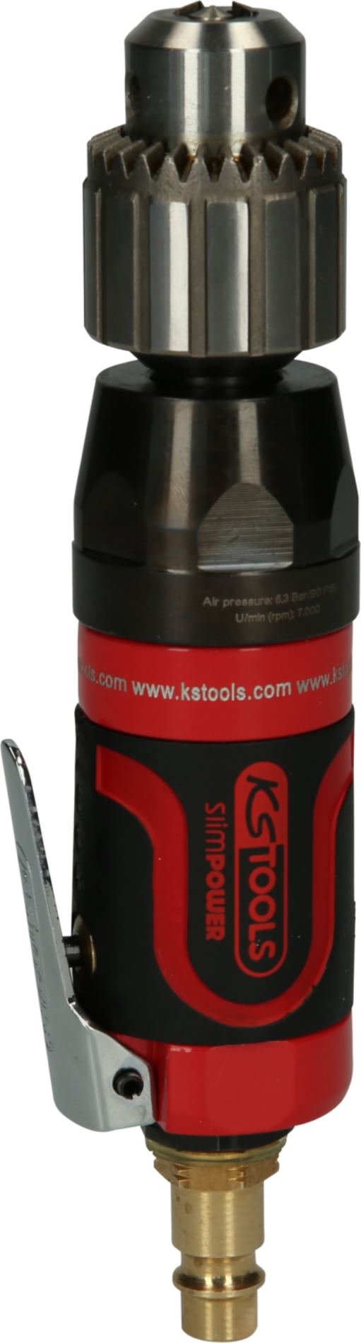 KS Tools 515.5520 3/8 SlimPOWER Mini-Druckluft-Stabbohrmaschine, 7.000U/min