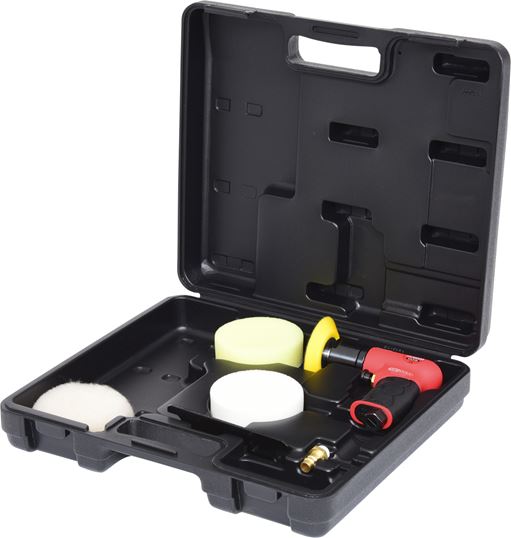 KS Tools 515.5120 1/4'' Mini-Druckluft-Polierer-Satz, 5-tlg.